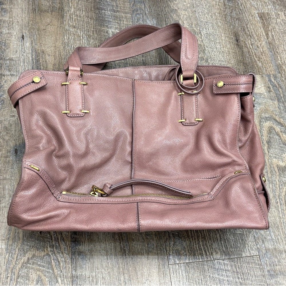 Kooba Mauve Leather Tote Bag